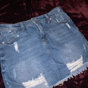 Womans Jean skirt.